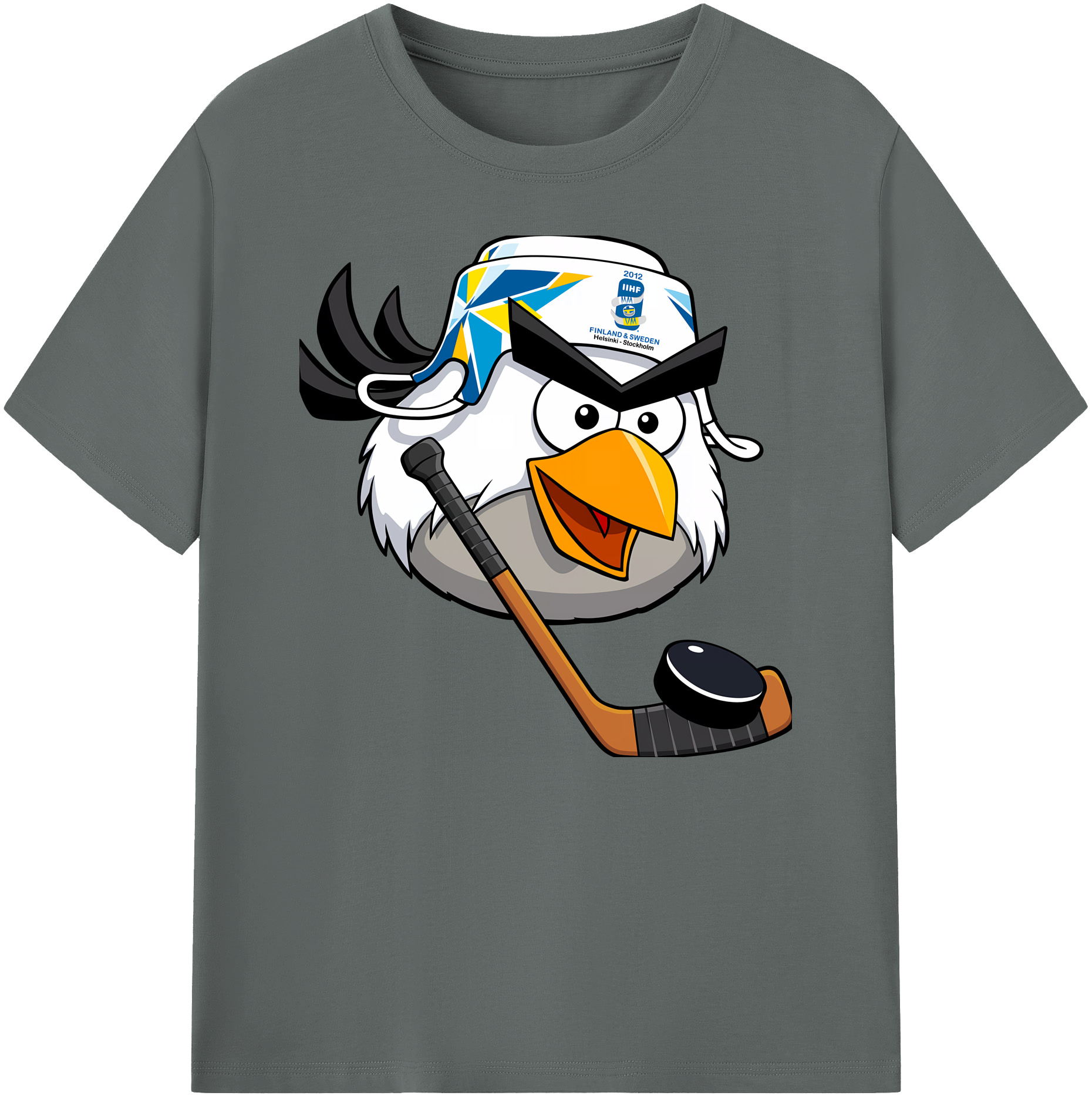 （画像用） Angry Birds アングリーバード 綿100％ メンズ半袖Tシャツ｜肌触りやわらか＆通気性